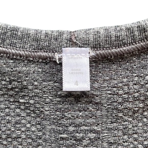 Lululemon Womens 4 Gray Swiftly Tech Short Sleeve Shirt Dri Fit Vneck Athleisure - Picture 5 of 8